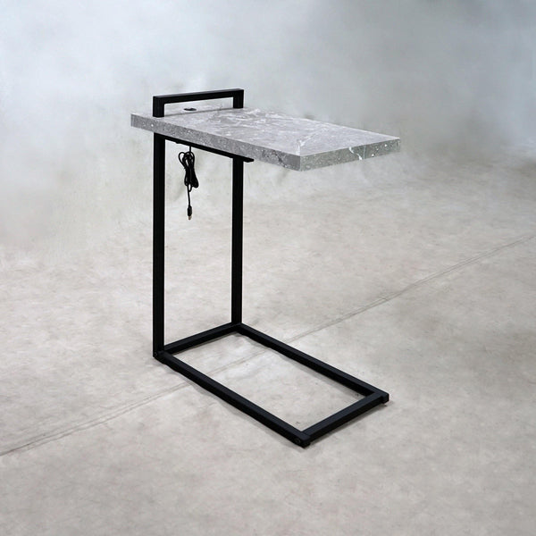 931129 Grey faux marble Accent table By coaster - sofafair.com