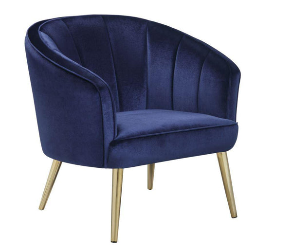 903034 Blue Accent chair By coaster - sofafair.com