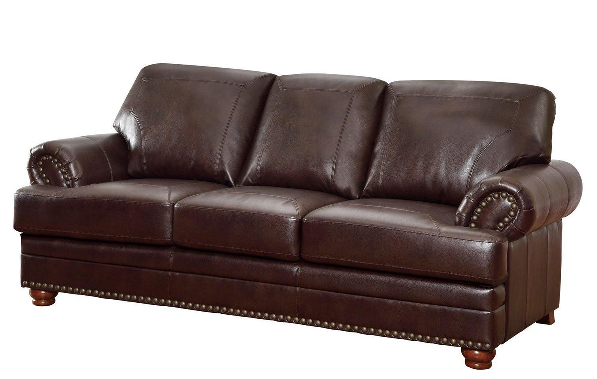 Colton 504411 Brown Traditional Sofa1 By Coaster – Sofafair.com