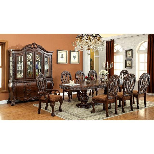 Wyndmere CM3186CH-T Cherry Traditional Dining Table By Furniture Of America - sofafair.com