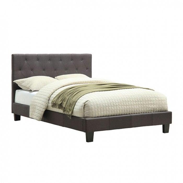 Leeroy CM7200LB-CK Gray Transitional Cal.King Bed By furniture of america - sofafair.com