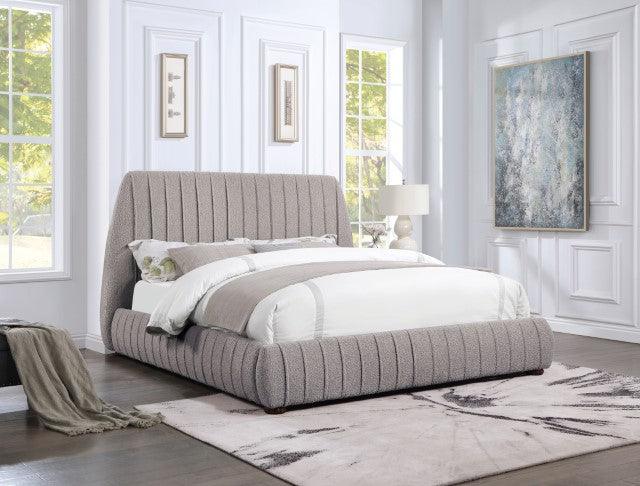 Sherise CM7476GY Gray Contemporary Bed By Furniture Of America - sofafair.com