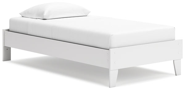 Socalle Twin Platform Bed EB1867-111 White Casual Youth Beds