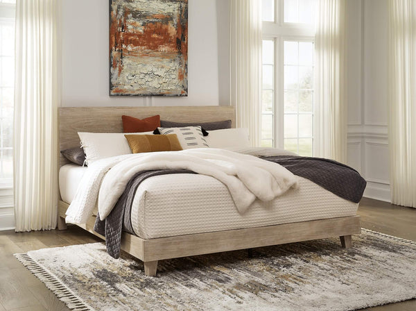 Michelia King Panel Bed B872B4 Brown/Beige Contemporary Master Beds