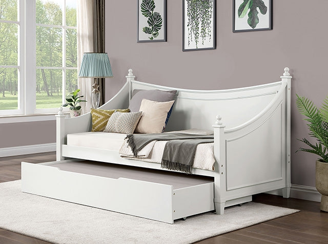 Furniture Of America Lycoris Twin Daybed CM1477WH-BED White Transitional - sofafair.com