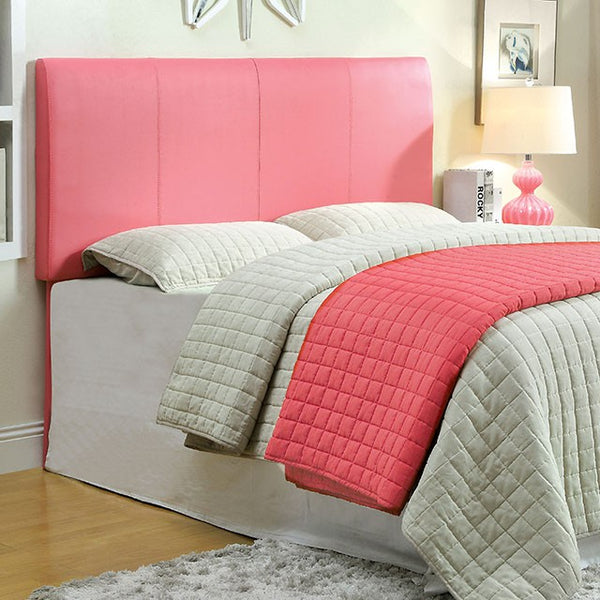 Furniture Of America Villa Park Headboard CM7007PK-HB-FQ Pink Contemporary - sofafair.com