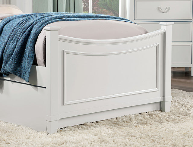 Furniture Of America Lycoris Bed CM7477WH-CONF White Transitional - sofafair.com