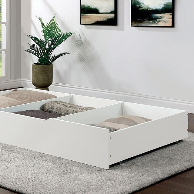 Furniture Of America Lycoris Trundle/Drawer CM7477WH-TR White Transitional - sofafair.com