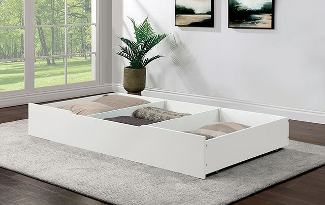 Furniture Of America Lycoris Trundle/Drawer CM7477WH-TR White Transitional - sofafair.com