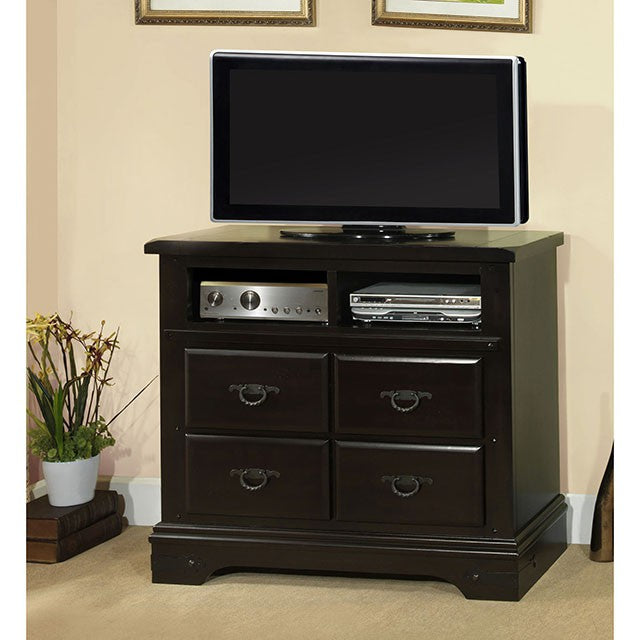 Furniture Of America Sonoma Nightstand CM7496EX-TV Espresso Cottage - sofafair.com