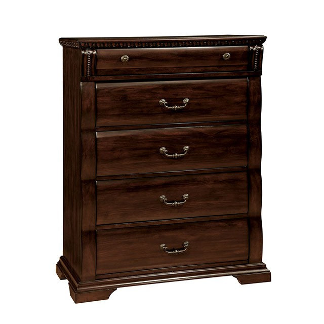 Furniture Of America Burleigh Chest CM7791C Cherry Transitional - sofafair.com