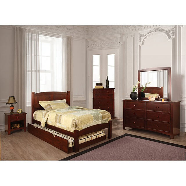 Furniture Of America Cara Bed CM7903CH Cherry Cottage - sofafair.com