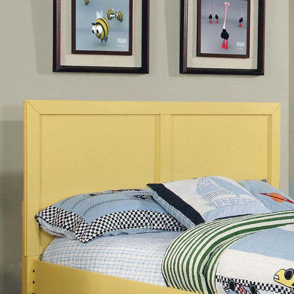 Furniture Of America Prismo Twin Headboard CM7941YW-HB-T Yellow Cottage - sofafair.com