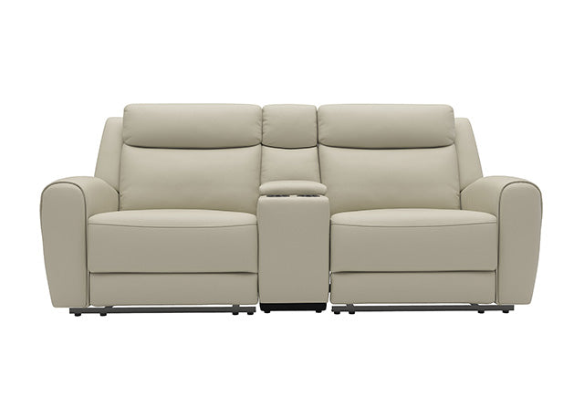 Furniture Of America Jacobus Manual Recliner Loveseat w/ Console CM9986BG-LV-M Beige Transitional - sofafair.com