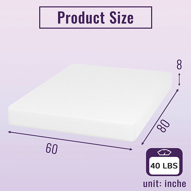 Furniture Of America Nasturtium Mattress DM808-CONF White Contemporary - sofafair.com