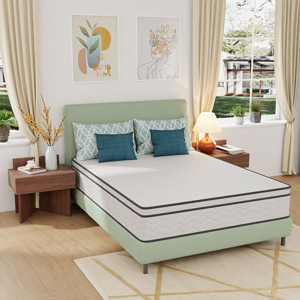 Furniture Of America Catmint Mattress DM912-CONF White/Gray Contemporary - sofafair.com