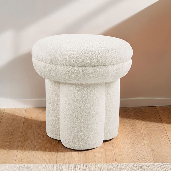 Furniture Of America Thisbe Stool FM-AC8003WH Beige Contemporary - sofafair.com