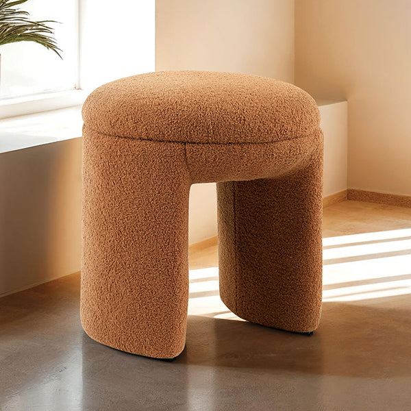 Furniture Of America Janetta Stool FM-AC8004LB Saddle Brown Contemporary - sofafair.com