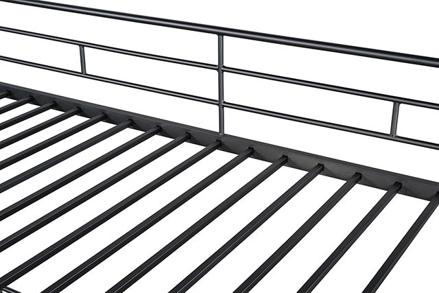 Furniture Of America Myles Twin Loft Bed FM-BK910BK-T Black Contemporary - sofafair.com