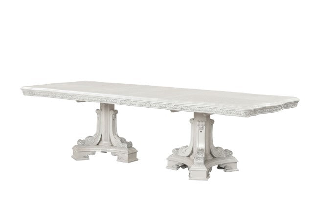 Furniture Of America Stella Mia Dining Table FM31000WH-T-TABLE Ivory Traditional - sofafair.com