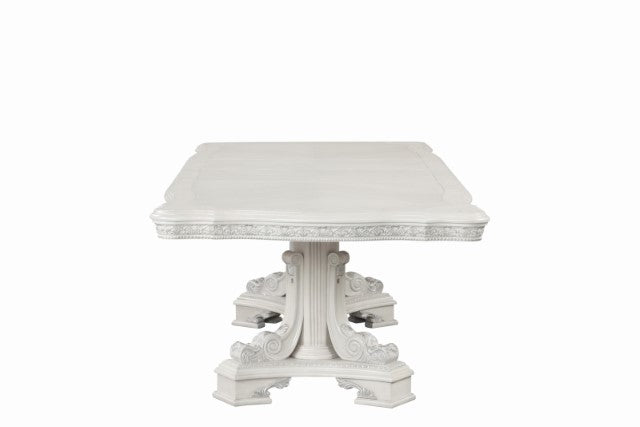 Furniture Of America Stella Mia Dining Table FM31000WH-T-TABLE Ivory Traditional - sofafair.com