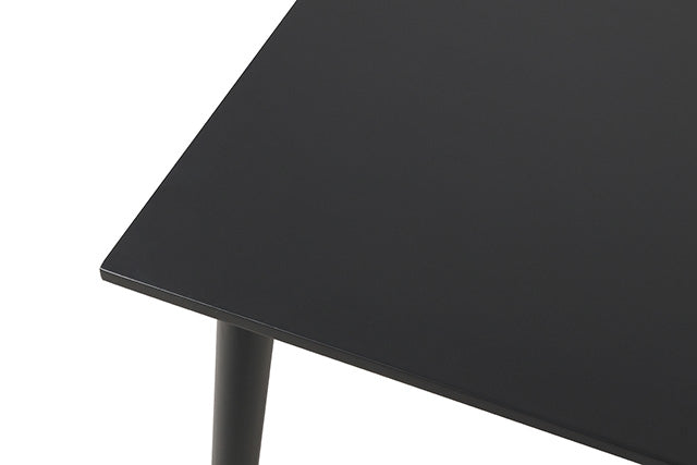 Furniture Of America Beale Dining Table FM3100BK-T Black Mid-Century Modern - sofafair.com