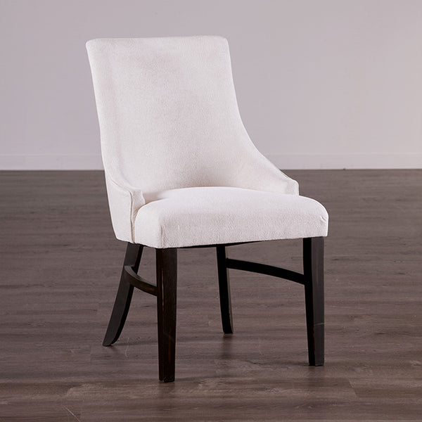 Furniture Of America Gosport Arm Chair (2/CTN) FM3200BK-AC-2PK Black/Beige Transitional - sofafair.com