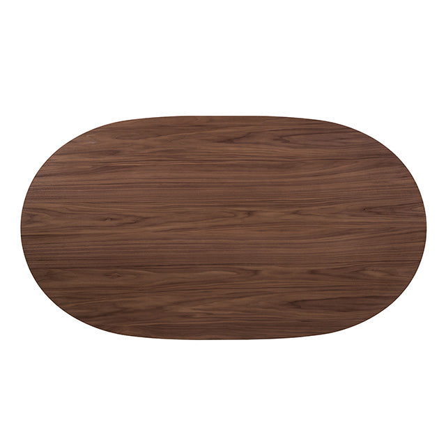 Furniture Of America Uzwil Dining Table FM3214WN-T Walnut Mid-Century Modern - sofafair.com