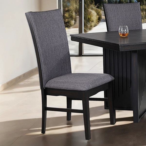 Furniture Of America Easingwold Side Chair (2/CTN) FM3231BK-SC-2PK Black Modern Contemporary - sofafair.com