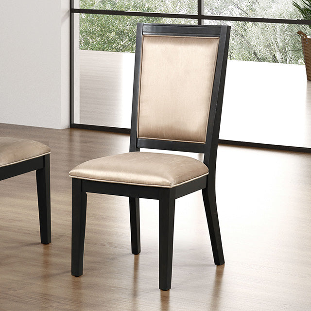 Furniture Of America Kenyada Side Chair (2/CTN) FM3401ES-SC-2PK Espresso Contemporary - sofafair.com