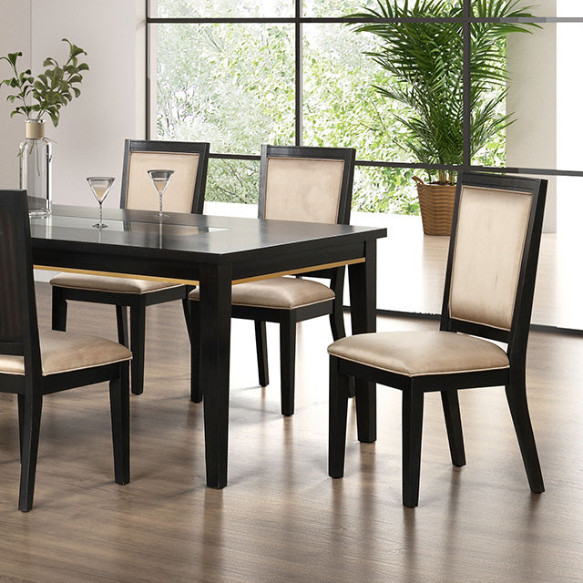 Furniture Of America Kenyada Dining Table FM3401ES-T Espresso Contemporary - sofafair.com