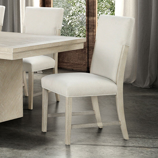 Furniture Of America Hagerman Uph Side Chair (2/CTN) FM3410NT-SC-2PK Natural Modern Farmhouse - sofafair.com