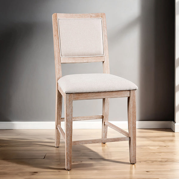 Furniture Of America Orbetello Counter Chair (2/CTN) FM3601NT-PC-2PK Distressed Natural Transitional - sofafair.com