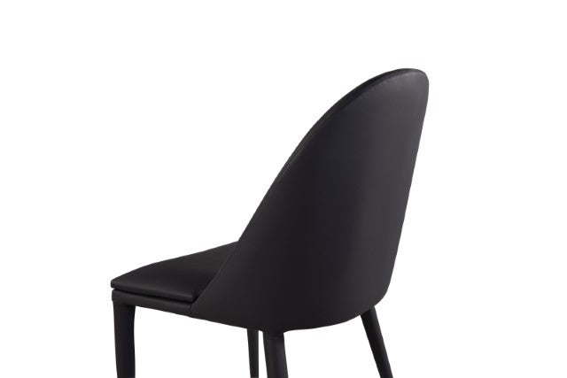 Furniture Of America Lenvik Side Chair (2/CTN) FM3700BK-SC-2PK Black/White Contemporary - sofafair.com