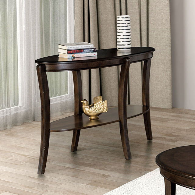 Furniture Of America Orkdal Sofa Table FM40001BR-S Walnut Transitional - sofafair.com