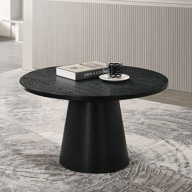 Furniture Of America Halewood Cocktail Table FM4222BK-C-PK Oak Contemporary - sofafair.com