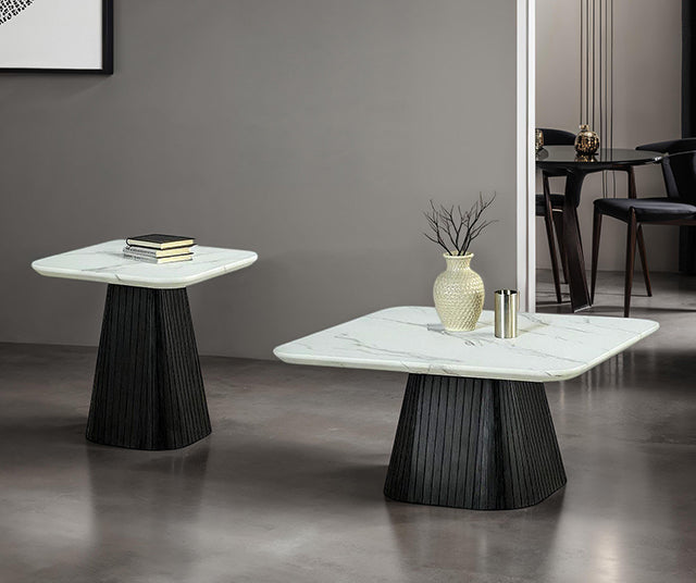 Furniture Of America Sindal End Table FM44004BK-E-TABLE Black Contemporary - sofafair.com