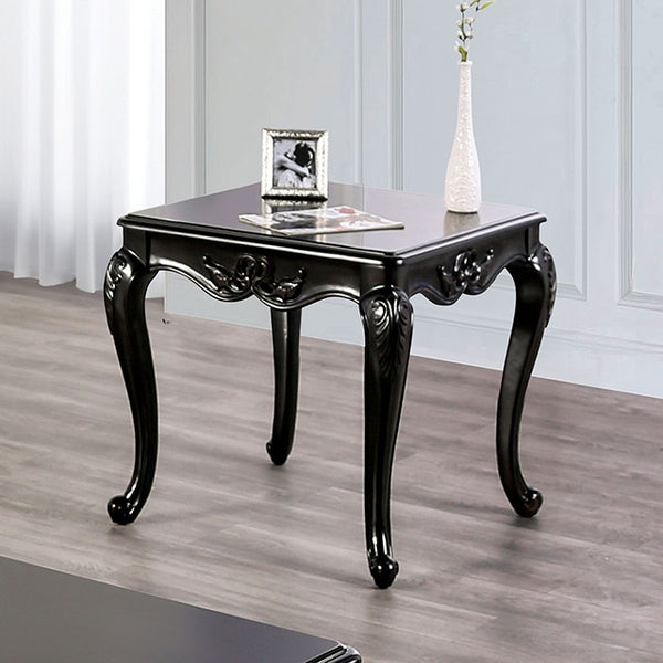 Furniture Of America Rochester End Table FM45001ES-E Espresso Traditional - sofafair.com