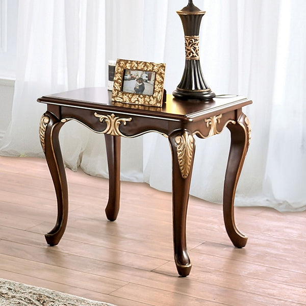 Furniture Of America Cookshire End Table FM45004E Dark Cherry Traditional - sofafair.com