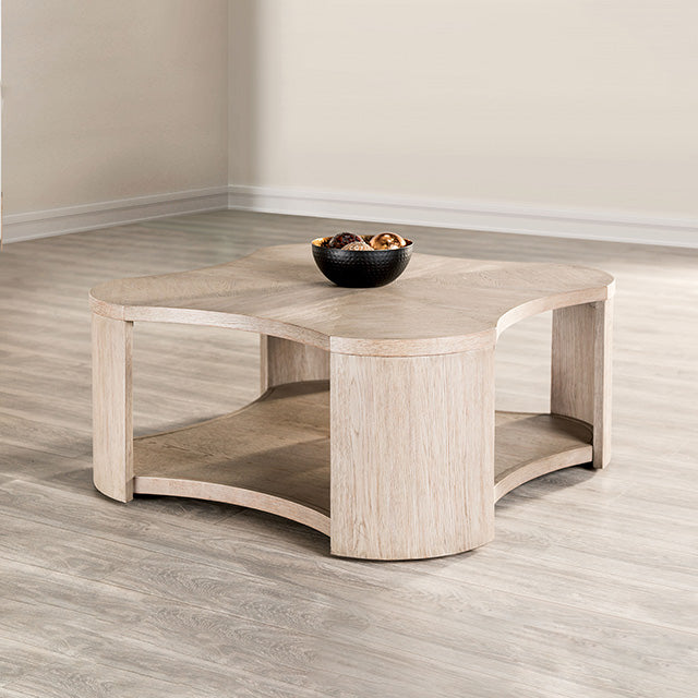 Furniture Of America Conisbrough Cocktail Table FM49004AK-C Oak Modern - sofafair.com