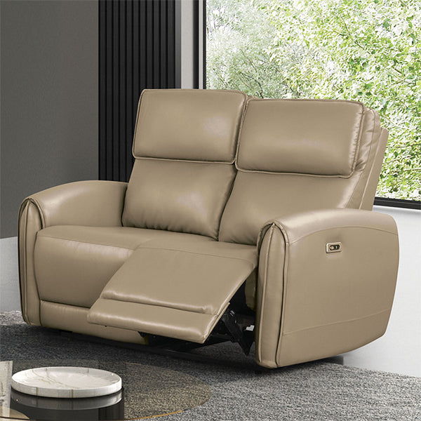 Furniture Of America Schlieren Power Loveseat FM6012BG-LV-PM Beige Contemporary - sofafair.com