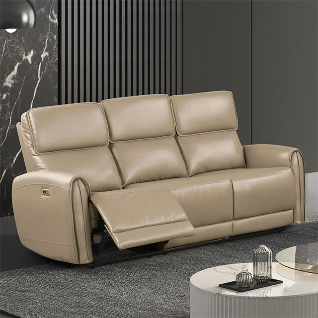 Furniture Of America Schlieren Power Sofa FM6012BG-SF-PM Beige Contemporary - sofafair.com