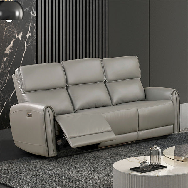 Furniture Of America Schlieren Power Sofa FM6012GY-SF-PM Gray Contemporary - sofafair.com