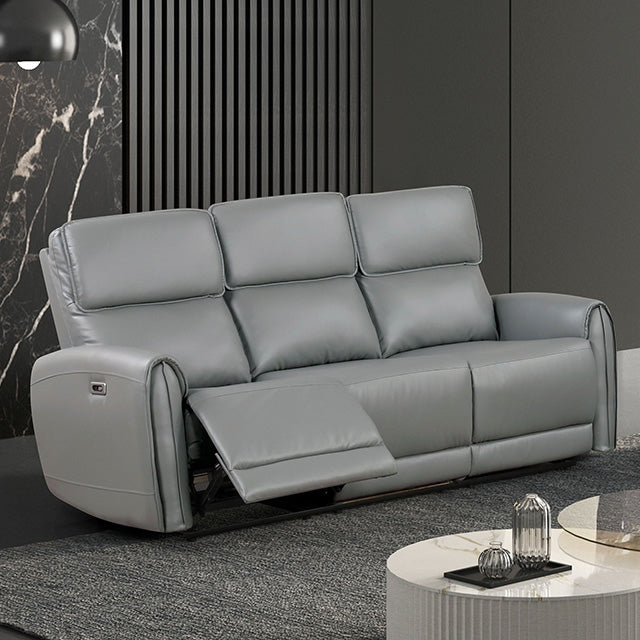 Furniture Of America Schlieren Power Sofa FM6012GY-SF-PM Gray Contemporary - sofafair.com