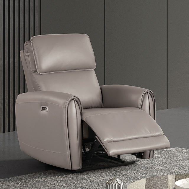 Furniture Of America Schlieren Power Recliner FM6012LB-CH-PM Light Brown Contemporary - sofafair.com