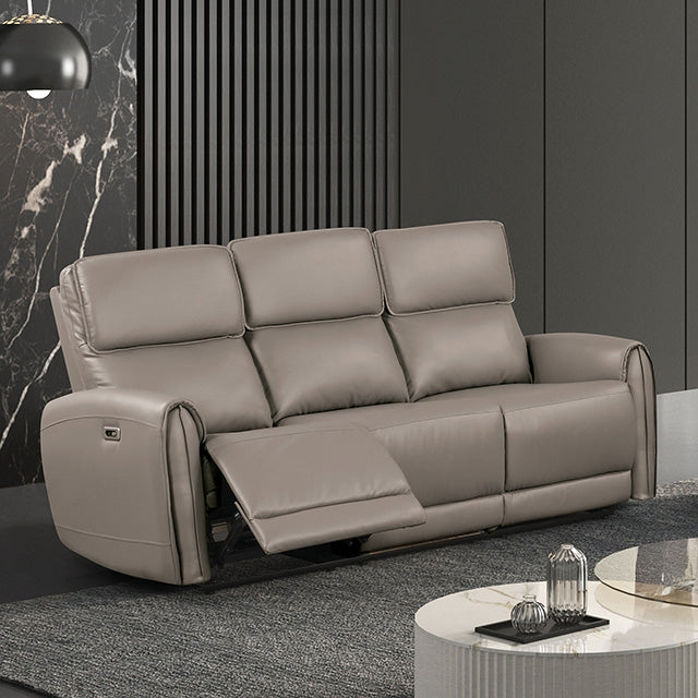 Furniture Of America Schlieren Power Sofa FM6012LB-SF-PM Light Brown Contemporary - sofafair.com