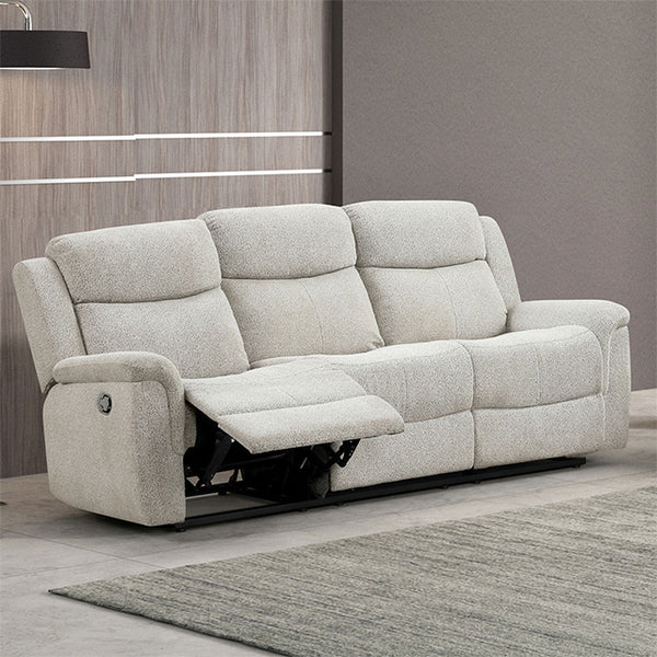 Furniture Of America Sandbach Manual Reclining Sofa FM6013LG-SF-M Light Gray Contemporary - sofafair.com