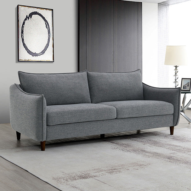 Furniture Of America Vermon Sofa FM61004GY-SF Gray Contemporary - sofafair.com