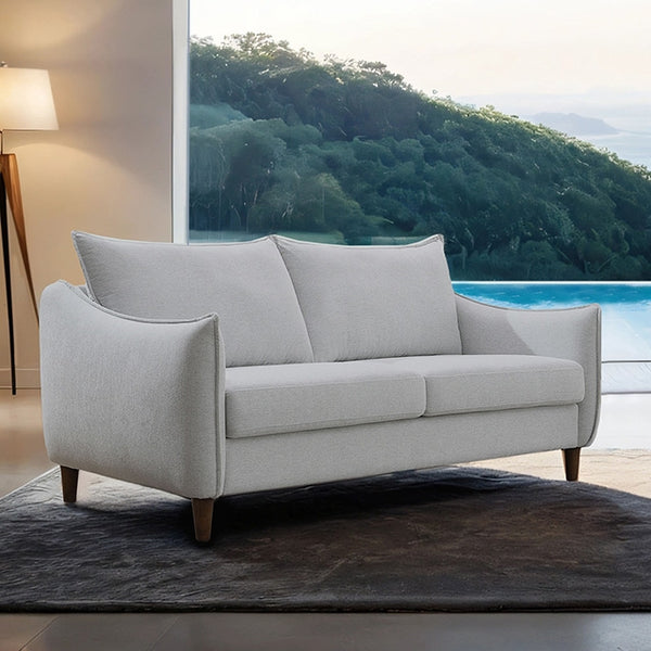 Furniture Of America Vermon Loveseat FM61004LG-LV Light Gray Contemporary - sofafair.com