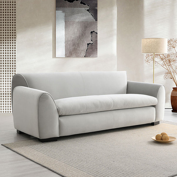 Furniture Of America Severo Sofa FM61005LG-SF Light Gray Contemporary - sofafair.com